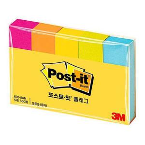 [3M] 670-5AN 포스트잇 플래그 분류용(종이)